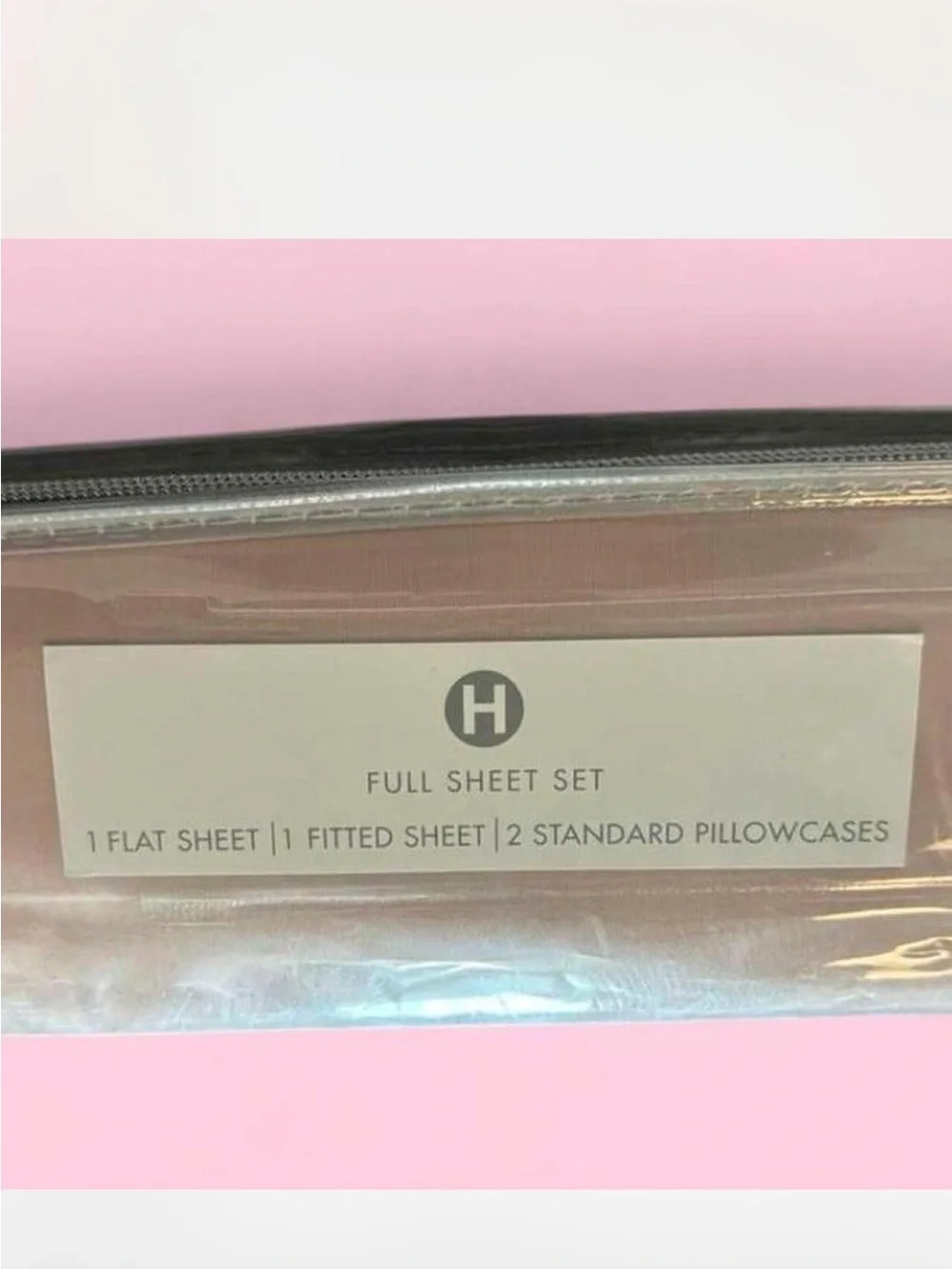 Hotel Collection Full Sheet Set in Taupe Beige